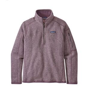 Patagonia women’s better sweater zip jacket hazy purple small